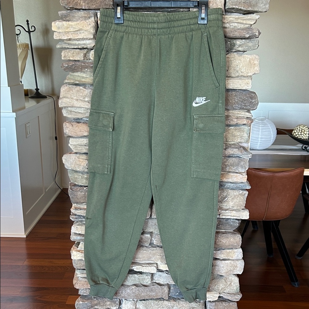 Nike Kids Olive Green Joggers